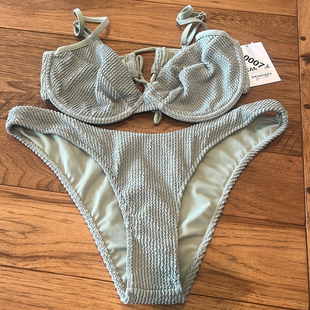 CAMILLE 2-PIECE BATHING SUIT. NWT